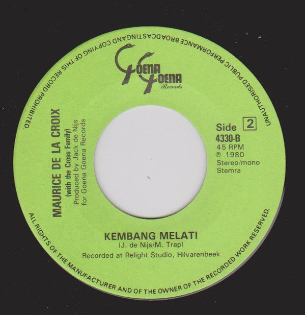 Maurice De La Croix Met Kinderkoor Tjili Padi : Ratu Negeri Blanda (7", Single)