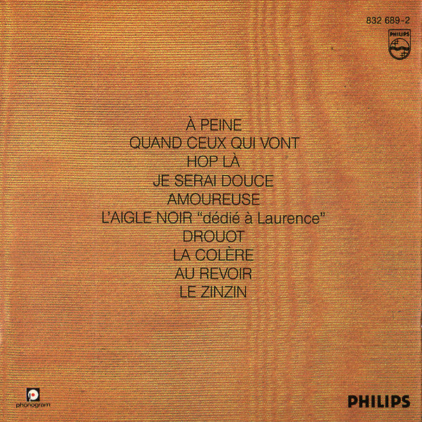 Barbara (5) : L'aigle Noir (CD, Album, RE)