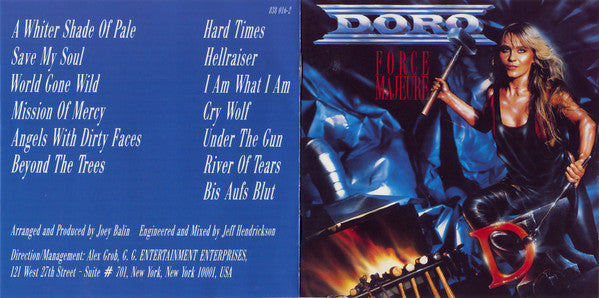 Doro : Force Majeure (CD, Album, PDO)