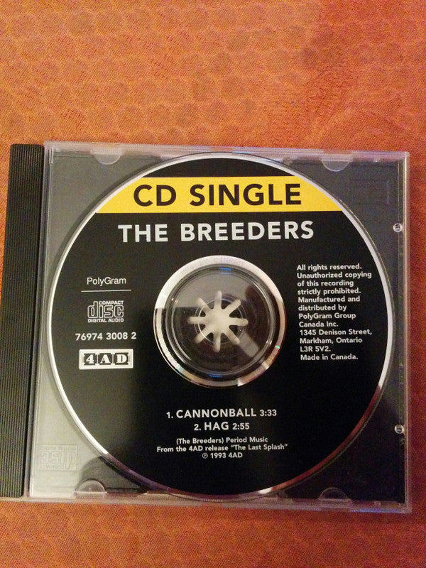 The Breeders : Cannonball (CD, Single)