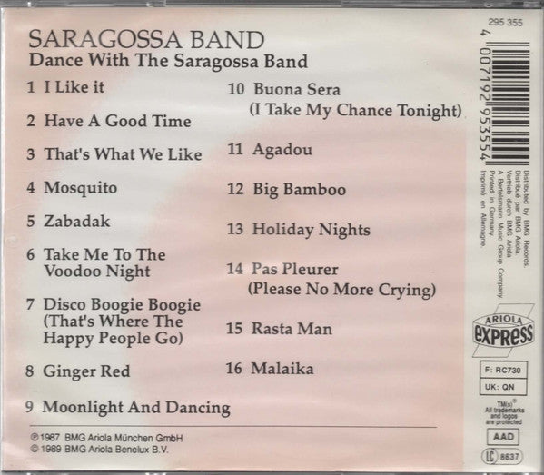 Saragossa Band : Dance With The Saragossa Band (CD, Comp)