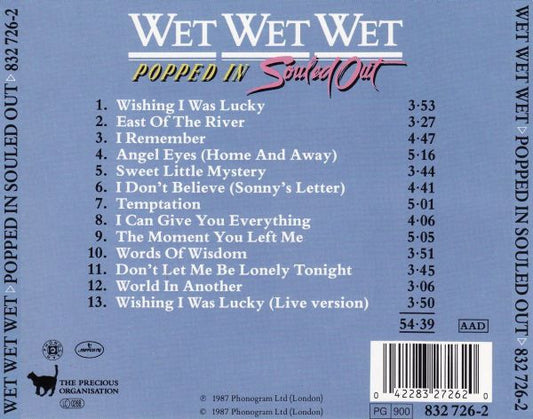 Wet Wet Wet : Popped In Souled Out (CD, Album, RP)