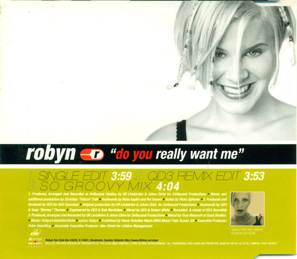 Robyn : Do You Really Want Me? (CD, Single)
