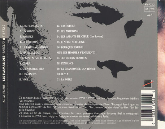 Jacques Brel : Les Flamandes (CD, Comp)