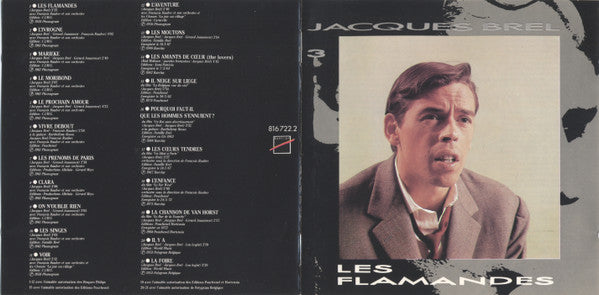 Jacques Brel : Les Flamandes (CD, Comp)