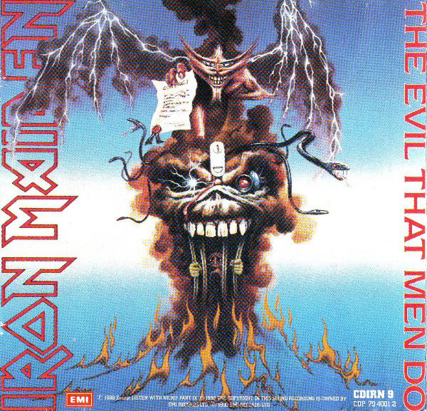 Iron Maiden : Can I Play With Madness · The Evil That Men Do (CD, Comp, Ltd)