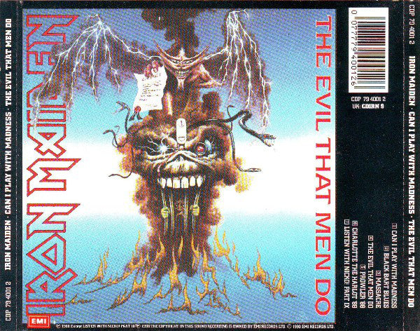 Iron Maiden : Can I Play With Madness · The Evil That Men Do (CD, Comp, Ltd)