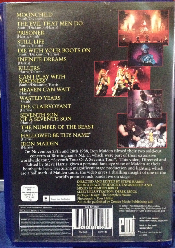 Iron Maiden : Maiden England (CD, Album + VHS, PAL, SECAM + S/Edition)