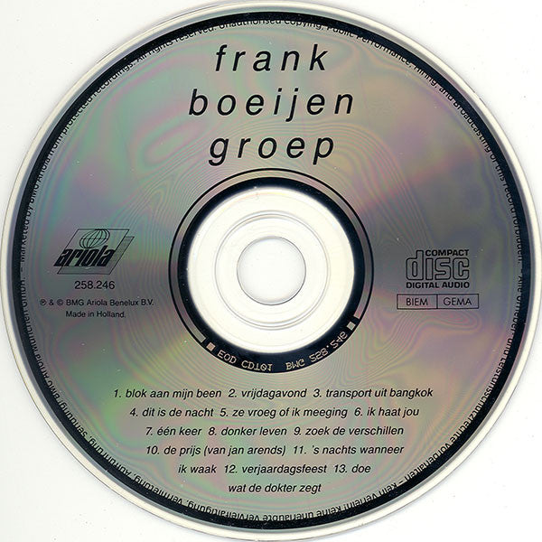 Frank Boeijen Groep : 1 (CD, Album, RE)
