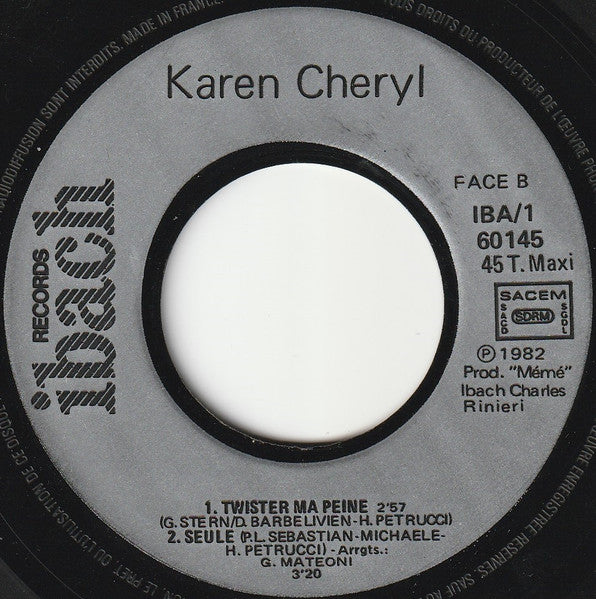 Karen Cheryl : Oh! Chéri Chéri... (7", EP, Mou)