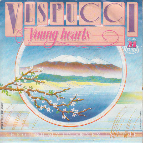 Vespucci : Young Hearts (7", Single)