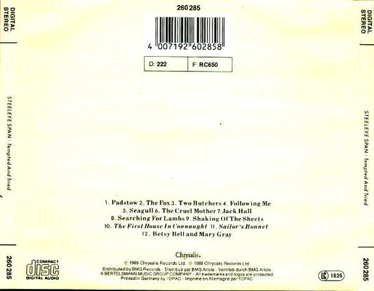 Steeleye Span : Tempted And Tried (CD, Album)