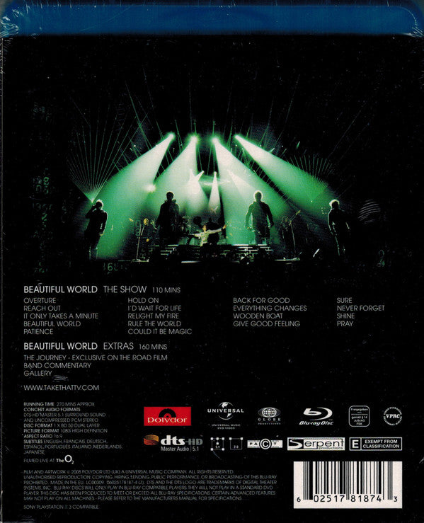 Take That : Beautiful World Live (Blu-ray)
