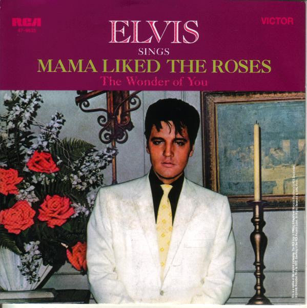 Elvis Presley : The Wonder Of You / Mama Liked The Roses (7", Single, RE, Red)