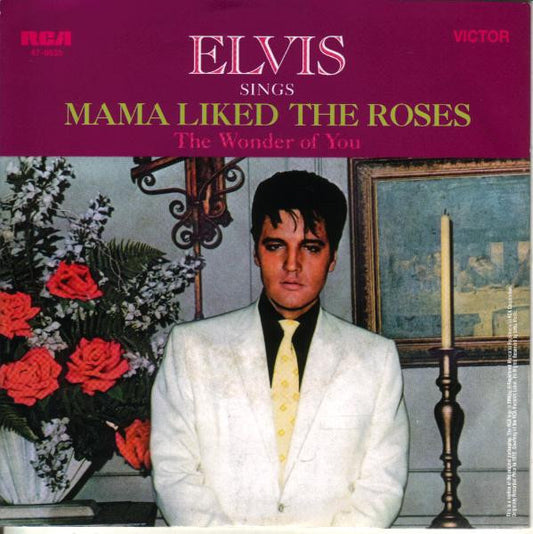 Elvis Presley : The Wonder Of You / Mama Liked The Roses (7", Single, RE, Red)