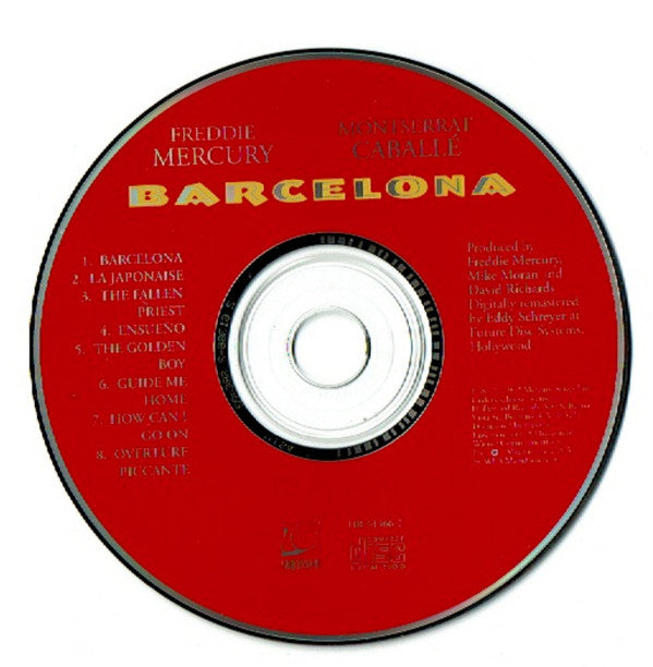 Freddie Mercury & Montserrat Caballé : Barcelona (CD, Album, RE, RM, SRC)