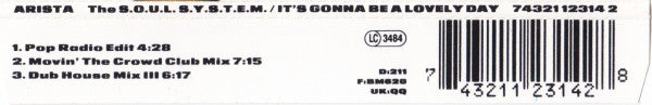 The S.O.U.L. S.Y.S.T.E.M. Introducing Michelle Visage : It's Gonna Be A Lovely Day (CD, Maxi)