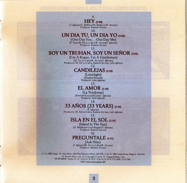 Julio Iglesias : Begin The Beguine (CD, Comp)