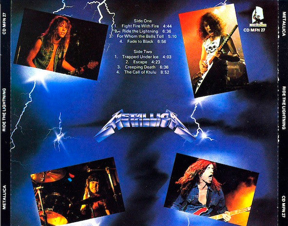 Metallica : Ride The Lightning (CD, Album, RE)