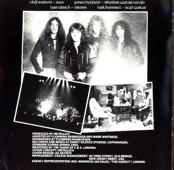 Metallica : Ride The Lightning (CD, Album, RE)