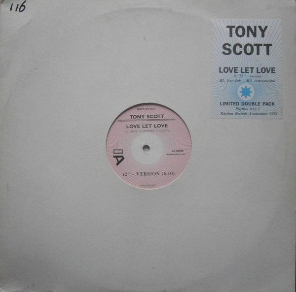 Tony Scott : Love Let Love (2x12")