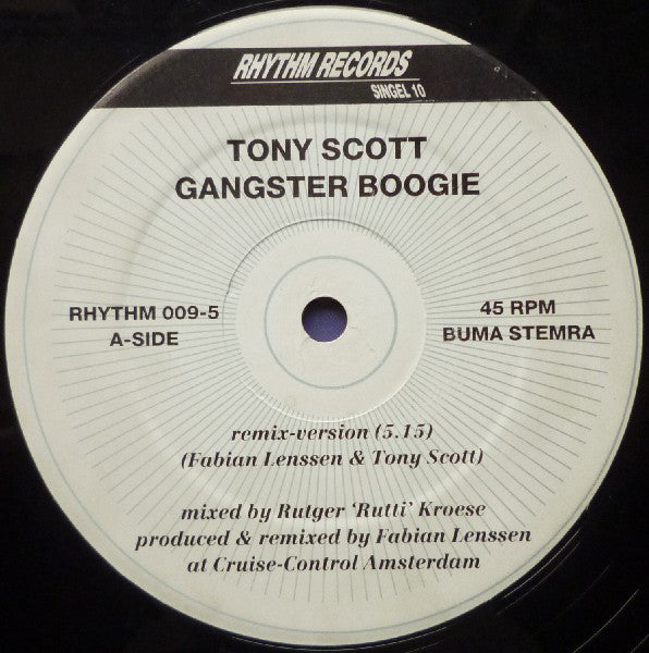 Tony Scott : Gangster Boogie (12")