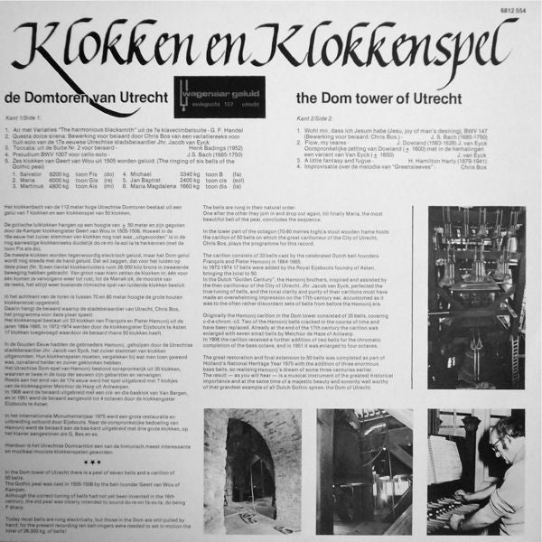 Chris Bos (2) : Klokken en Klokkenspel (LP)