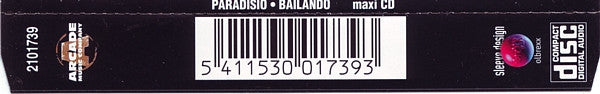 Paradisio : Bailando (CD, Maxi)