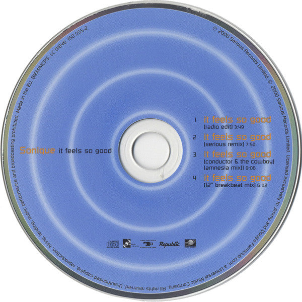Sonique : It Feels So Good (CD, Single)