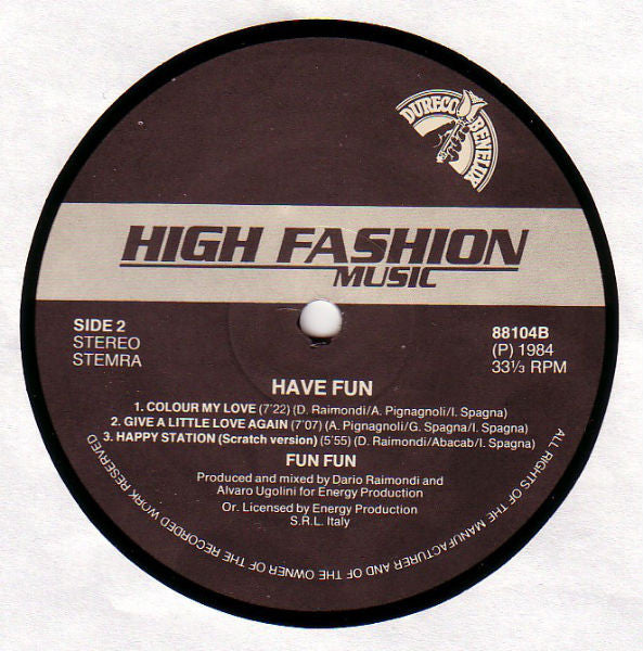 Fun Fun : Have Fun! (LP, Album)