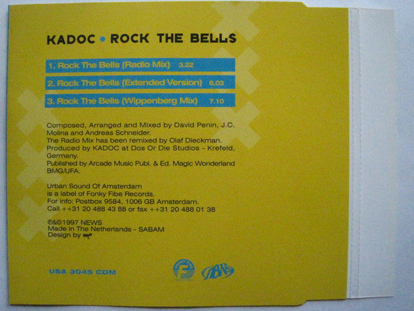 Kadoc : Rock The Bells (CD, Maxi)