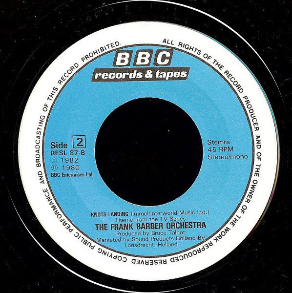 The Frank Barber Orchestra : Dallas (7", Single)