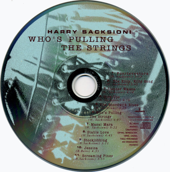 Harry Sacksioni : Who's Pulling The Strings (CD, Album)
