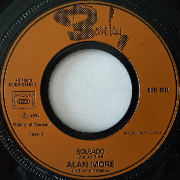 Alan More & His Orchestra : Soleado (7", Single)