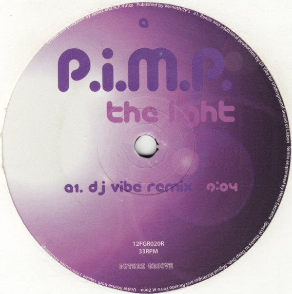 P.I.M.P. : The Light (12")