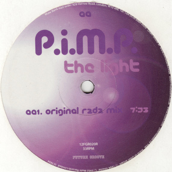 P.I.M.P. : The Light (12")