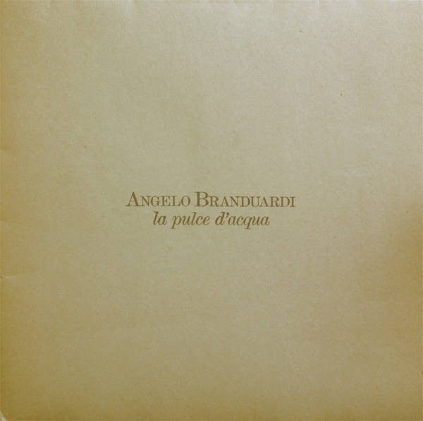Angelo Branduardi : La Pulce D'Acqua (LP, Album, RE)