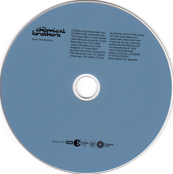 The Chemical Brothers : Push The Button (CD, Album, Copy Prot.)