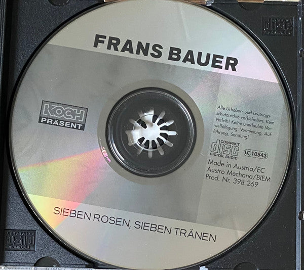 Frans Bauer : Sieben Rosen, Sieben Tränen (CD, Comp)