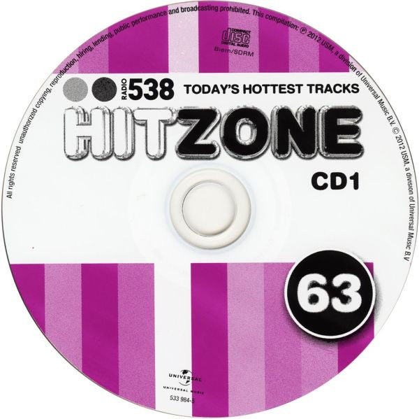 Various : Radio 538 Hitzone 63 (2xCD, Comp)