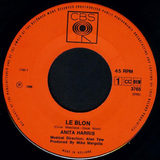 Anita Harris : Le Blon (7", Single)