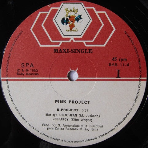 Pink Project : B.Project (12", Maxi)