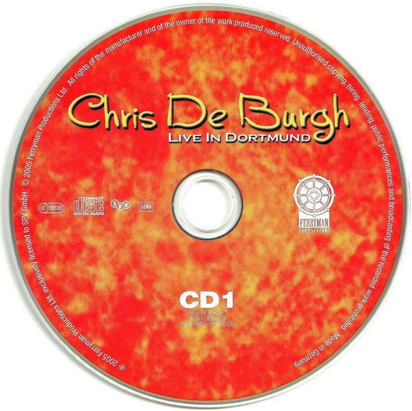 Chris de Burgh : Live In Dortmund (2xCD, Album)