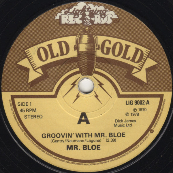 Mr. Bloe : Groovin' With Mr. Bloe (7")