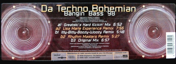 Da Techno Bohemian : Bangin' Bass '98 (12")