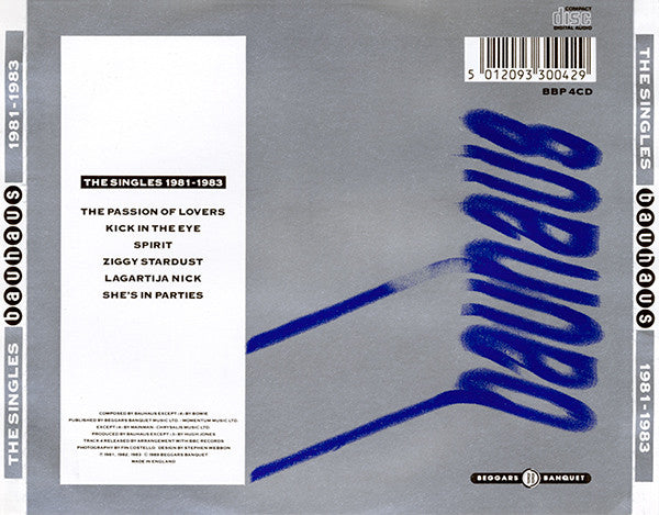 Bauhaus : The Singles 1981-1983 (CD, EP, Comp)