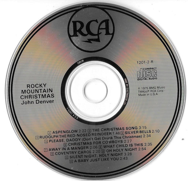 John Denver : Rocky Mountain Christmas (CD, Album, RM)