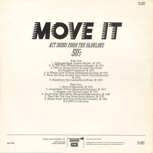 Unknown Artist : Move It - Hit Songs From The Fabulous 50's (LP)