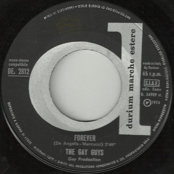 The Gay Guys : Forever (7")