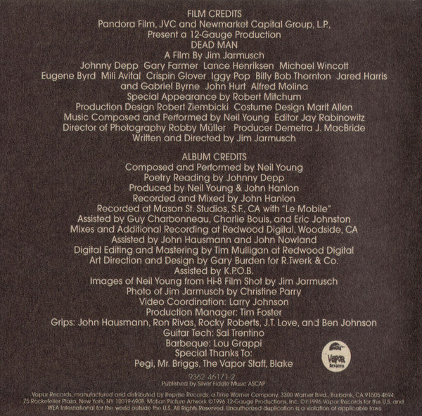 Neil Young : Dead Man (HDCD, Album)